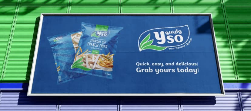 YSO — Your Savour Option : premium frozen-food identity made for supermarket freezers