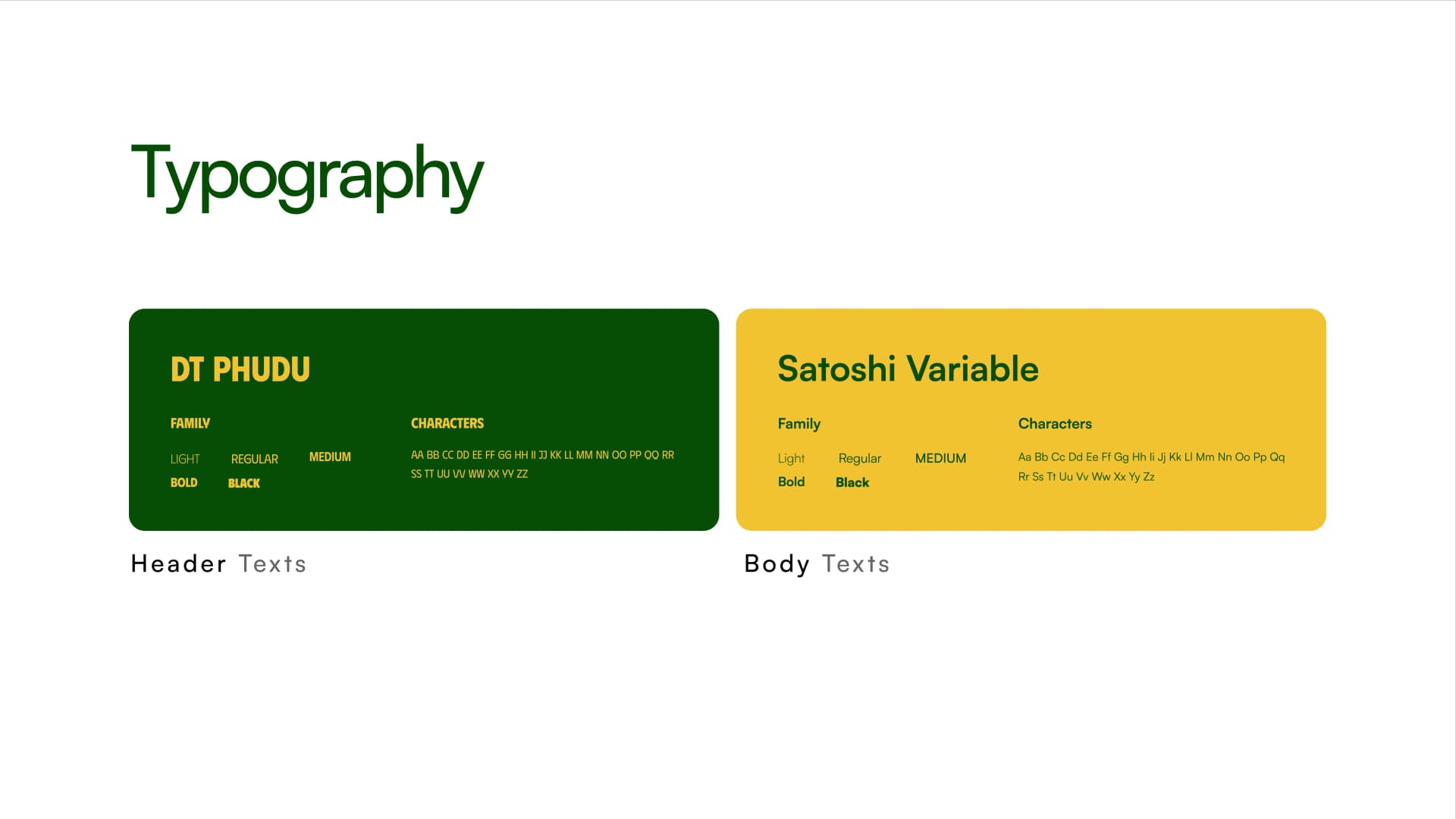 Typography